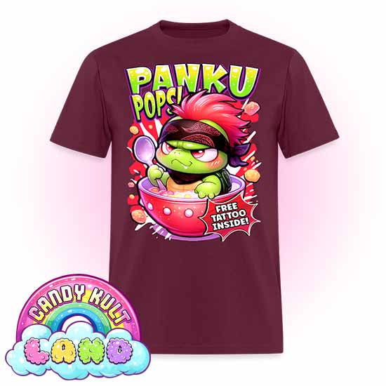 Panku Pops Cereal - Candy Kult Land COLOUR Men's / Unisex Classic T-Shirt - Candy Kult - Candy Cult - Candy Kult Land - Wishbone - Boo Kitty - Panku - Frosti - Toxic Kitten - Hex-Heart - Cult Candy - Cake High Heels - [product_vendor}