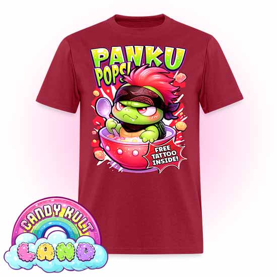 Panku Pops Cereal - Candy Kult Land COLOUR Men's / Unisex Classic T-Shirt - Candy Kult - Candy Cult - Candy Kult Land - Wishbone - Boo Kitty - Panku - Frosti - Toxic Kitten - Hex-Heart - Cult Candy - Cake High Heels - [product_vendor}