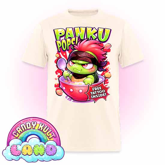Panku Pops Cereal - Candy Kult Land Men's / Unisex Classic T-Shirt - Candy Kult - Candy Cult - Candy Kult Land - Wishbone - Boo Kitty - Panku - Frosti - Toxic Kitten - Hex-Heart - Cult Candy - Cake High Heels - [product_vendor}