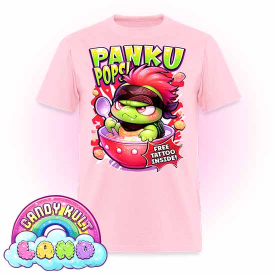 Panku Pops Cereal - Candy Kult Land COLOUR Men's / Unisex Classic T-Shirt - Candy Kult - Candy Cult - Candy Kult Land - Wishbone - Boo Kitty - Panku - Frosti - Toxic Kitten - Hex-Heart - Cult Candy - Cake High Heels - [product_vendor}
