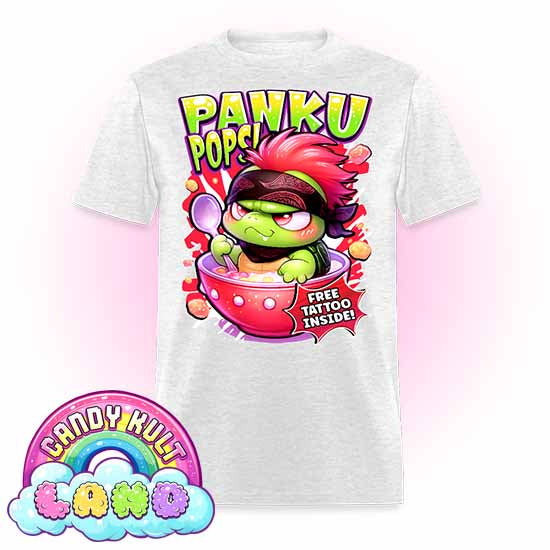 Panku Pops Cereal - Candy Kult Land Men's / Unisex Classic T-Shirt - Candy Kult - Candy Cult - Candy Kult Land - Wishbone - Boo Kitty - Panku - Frosti - Toxic Kitten - Hex-Heart - Cult Candy - Cake High Heels - [product_vendor}