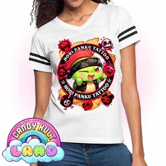 Hori Panku Tattoo - Candy Kult Land Women’s Vintage Sport T-Shirt - Candy Kult - Candy Cult - Candy Kult Land - Wishbone - Boo Kitty - Panku - Frosti - Toxic Kitten - Hex-Heart - Cult Candy - Cake High Heels - [product_vendor}