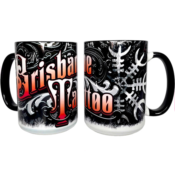 Brisbane Tattoo Vegvisir Large Mug - Candy Kult - Candy Cult - Candy Kult Land - Wishbone - Boo Kitty - Panku - Frosti - Toxic Kitten - Hex-Heart - Cult Candy - Cake High Heels - [product_vendor}