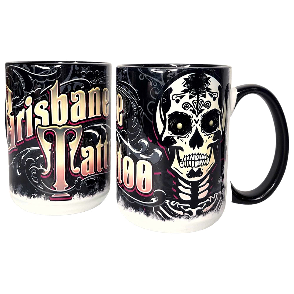 Brisbane Tattoo Large Mug - Candy Kult - Candy Cult - Candy Kult Land - Wishbone - Boo Kitty - Panku - Frosti - Toxic Kitten - Hex-Heart - Cult Candy - Cake High Heels - [product_vendor}