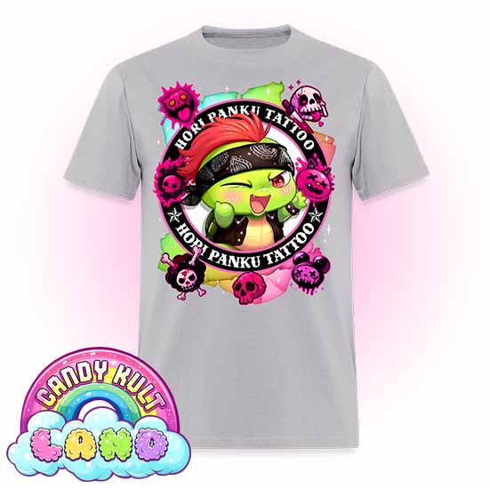 Hori Panku Tattoo Rainbow - Candy Kult Land Men's / Unisex Classic T-Shirt - Candy Kult - Candy Cult - Candy Kult Land - Wishbone - Boo Kitty - Panku - Frosti - Toxic Kitten - Hex-Heart - Cult Candy - Cake High Heels - [product_vendor}