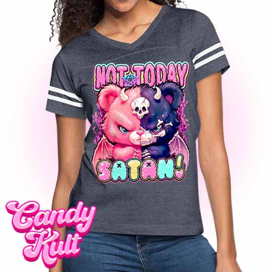 Not Today Satan - Fright Candy Women’s Vintage Sport T-Shirt - Candy Kult - Candy Cult - Candy Kult Land - Wishbone - Boo Kitty - Panku - Frosti - Toxic Kitten - Hex-Heart - Cult Candy - Cake High Heels - [product_vendor}