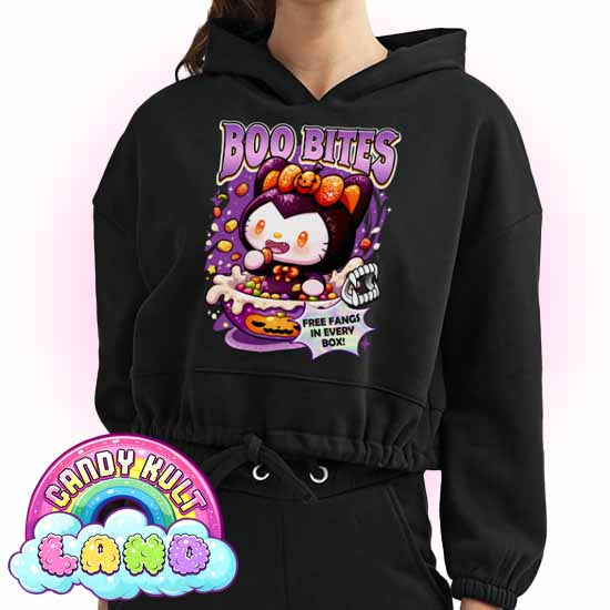 Boo Bites - Candy Kult Land Women’s Cropped Hoodie