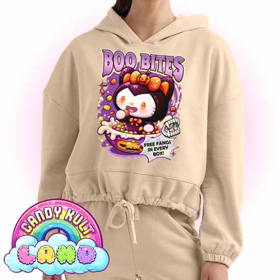 Boo Bites - Candy Kult Land Women’s Cropped Hoodie