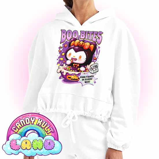 Boo Bites - Candy Kult Land Women’s Cropped Hoodie