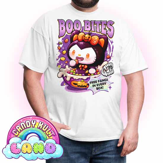 Boo Bites Cereal - Candy Kult Land Men's / Unisex Classic T-Shirt - Candy Kult - Candy Cult - Candy Kult Land - Wishbone - Boo Kitty - Panku - Frosti - Toxic Kitten - Hex-Heart - Cult Candy - Cake High Heels - [product_vendor}