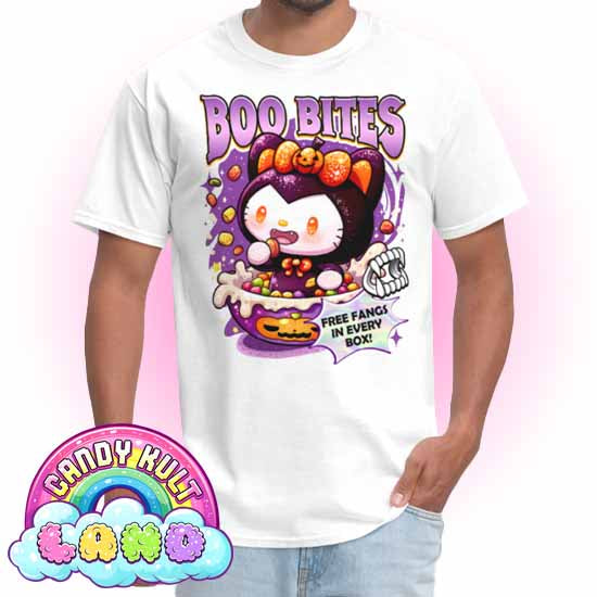 Boo Bites Cereal - Candy Kult Land Men's / Unisex Classic T-Shirt - Candy Kult - Candy Cult - Candy Kult Land - Wishbone - Boo Kitty - Panku - Frosti - Toxic Kitten - Hex-Heart - Cult Candy - Cake High Heels - [product_vendor}