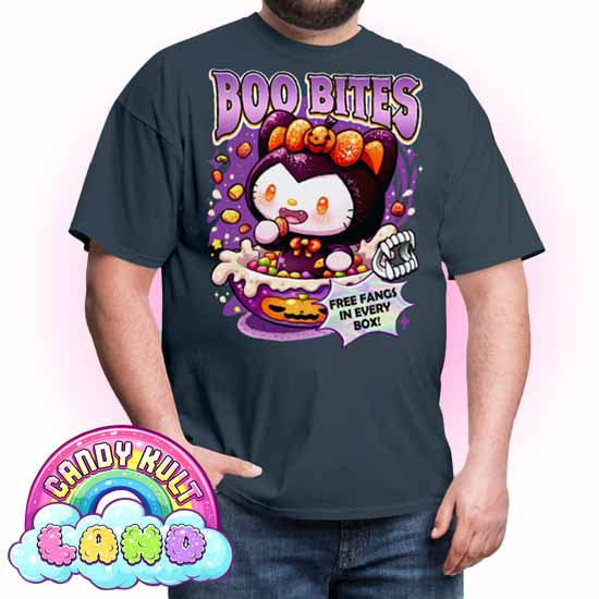 Boo Bites Cereal - Candy Kult Land Men's / Unisex Classic T-Shirt - Candy Kult - Candy Cult - Candy Kult Land - Wishbone - Boo Kitty - Panku - Frosti - Toxic Kitten - Hex-Heart - Cult Candy - Cake High Heels - [product_vendor}