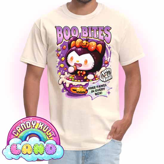 Boo Bites Cereal - Candy Kult Land Men's / Unisex Classic T-Shirt - Candy Kult - Candy Cult - Candy Kult Land - Wishbone - Boo Kitty - Panku - Frosti - Toxic Kitten - Hex-Heart - Cult Candy - Cake High Heels - [product_vendor}