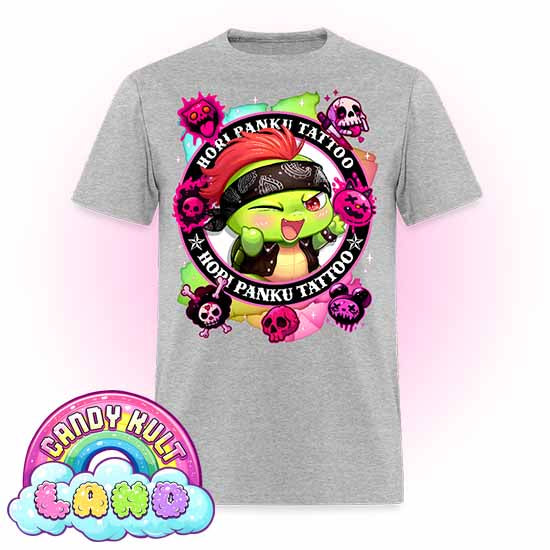 Hori Panku Tattoo Rainbow - Candy Kult Land Men's / Unisex Classic T-Shirt - Candy Kult - Candy Cult - Candy Kult Land - Wishbone - Boo Kitty - Panku - Frosti - Toxic Kitten - Hex-Heart - Cult Candy - Cake High Heels - [product_vendor}