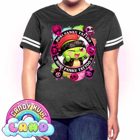 Hori Panku Tattoo Rainbow - Candy Kult Land Women’s Vintage Sport T-Shirt - Candy Kult - Candy Cult - Candy Kult Land - Wishbone - Boo Kitty - Panku - Frosti - Toxic Kitten - Hex-Heart - Cult Candy - Cake High Heels - [product_vendor}