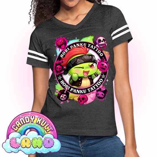 Hori Panku Tattoo Rainbow - Candy Kult Land Women’s Vintage Sport T-Shirt - Candy Kult - Candy Cult - Candy Kult Land - Wishbone - Boo Kitty - Panku - Frosti - Toxic Kitten - Hex-Heart - Cult Candy - Cake High Heels - [product_vendor}