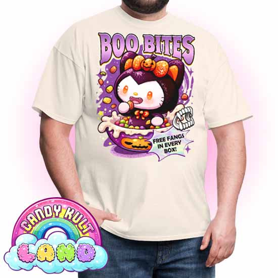 Boo Bites Cereal - Candy Kult Land Men's / Unisex Classic T-Shirt - Candy Kult - Candy Cult - Candy Kult Land - Wishbone - Boo Kitty - Panku - Frosti - Toxic Kitten - Hex-Heart - Cult Candy - Cake High Heels - [product_vendor}