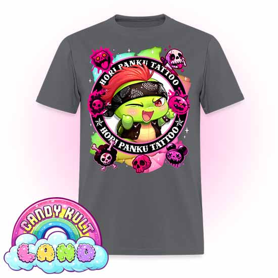 Hori Panku Tattoo Rainbow - Candy Kult Land Men's / Unisex Classic T-Shirt - Candy Kult - Candy Cult - Candy Kult Land - Wishbone - Boo Kitty - Panku - Frosti - Toxic Kitten - Hex-Heart - Cult Candy - Cake High Heels - [product_vendor}