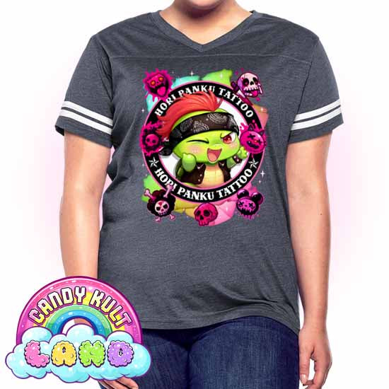 Hori Panku Tattoo Rainbow - Candy Kult Land Women’s Vintage Sport T-Shirt - Candy Kult - Candy Cult - Candy Kult Land - Wishbone - Boo Kitty - Panku - Frosti - Toxic Kitten - Hex-Heart - Cult Candy - Cake High Heels - [product_vendor}