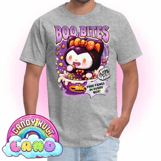 Boo Bites Cereal - Candy Kult Land Men's / Unisex Classic T-Shirt - Candy Kult - Candy Cult - Candy Kult Land - Wishbone - Boo Kitty - Panku - Frosti - Toxic Kitten - Hex-Heart - Cult Candy - Cake High Heels - [product_vendor}