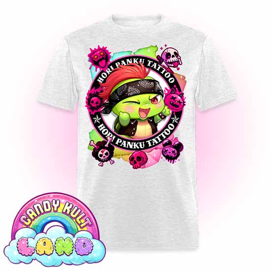 Hori Panku Tattoo Rainbow - Candy Kult Land Men's / Unisex Classic T-Shirt - Candy Kult - Candy Cult - Candy Kult Land - Wishbone - Boo Kitty - Panku - Frosti - Toxic Kitten - Hex-Heart - Cult Candy - Cake High Heels - [product_vendor}