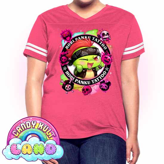 Hori Panku Tattoo Rainbow - Candy Kult Land Women’s Vintage Sport T-Shirt - Candy Kult - Candy Cult - Candy Kult Land - Wishbone - Boo Kitty - Panku - Frosti - Toxic Kitten - Hex-Heart - Cult Candy - Cake High Heels - [product_vendor}