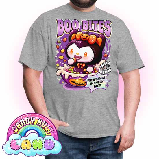 Boo Bites Cereal - Candy Kult Land Men's / Unisex Classic T-Shirt - Candy Kult - Candy Cult - Candy Kult Land - Wishbone - Boo Kitty - Panku - Frosti - Toxic Kitten - Hex-Heart - Cult Candy - Cake High Heels - [product_vendor}