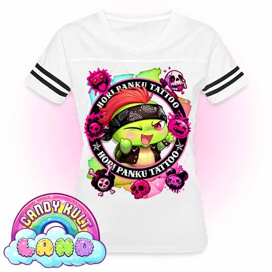 Hori Panku Tattoo Rainbow - Candy Kult Land Women’s Vintage Sport T-Shirt - Candy Kult - Candy Cult - Candy Kult Land - Wishbone - Boo Kitty - Panku - Frosti - Toxic Kitten - Hex-Heart - Cult Candy - Cake High Heels - [product_vendor}