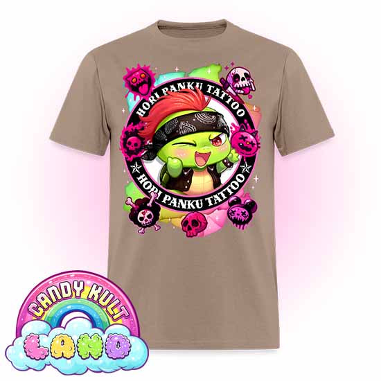 Hori Panku Tattoo Rainbow - Candy Kult Land Men's / Unisex Classic T-Shirt - Candy Kult - Candy Cult - Candy Kult Land - Wishbone - Boo Kitty - Panku - Frosti - Toxic Kitten - Hex-Heart - Cult Candy - Cake High Heels - [product_vendor}