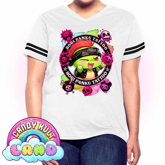 Hori Panku Tattoo Rainbow - Candy Kult Land Women’s Vintage Sport T-Shirt - Candy Kult - Candy Cult - Candy Kult Land - Wishbone - Boo Kitty - Panku - Frosti - Toxic Kitten - Hex-Heart - Cult Candy - Cake High Heels - [product_vendor}