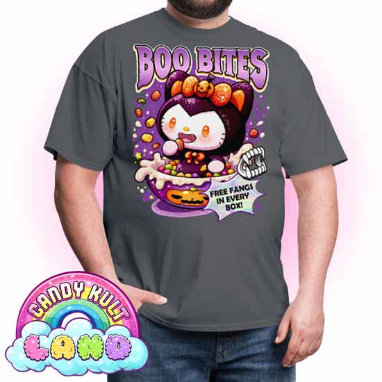 Boo Bites Cereal - Candy Kult Land Men's / Unisex Classic T-Shirt - Candy Kult - Candy Cult - Candy Kult Land - Wishbone - Boo Kitty - Panku - Frosti - Toxic Kitten - Hex-Heart - Cult Candy - Cake High Heels - [product_vendor}