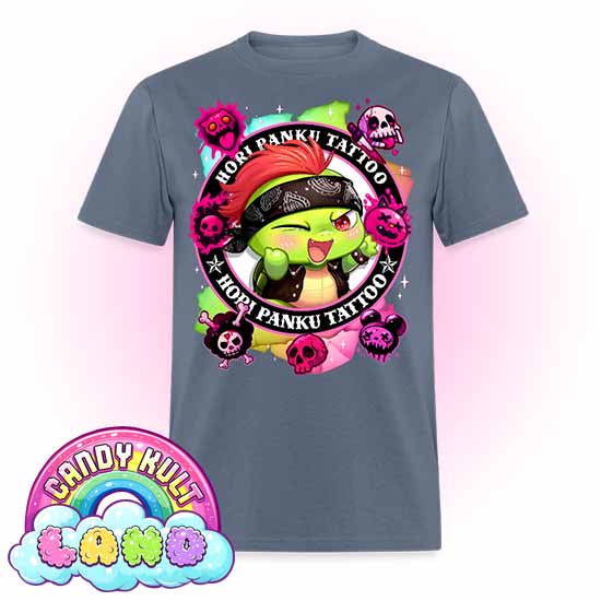 Hori Panku Tattoo Rainbow - Candy Kult Land Men's / Unisex Classic T-Shirt - Candy Kult - Candy Cult - Candy Kult Land - Wishbone - Boo Kitty - Panku - Frosti - Toxic Kitten - Hex-Heart - Cult Candy - Cake High Heels - [product_vendor}
