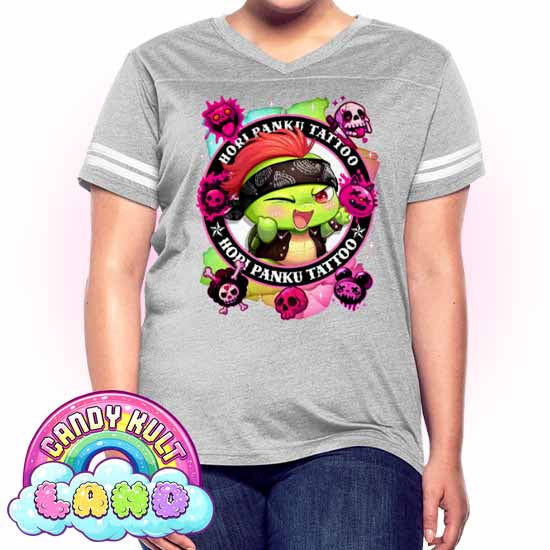 Hori Panku Tattoo Rainbow - Candy Kult Land Women’s Vintage Sport T-Shirt - Candy Kult - Candy Cult - Candy Kult Land - Wishbone - Boo Kitty - Panku - Frosti - Toxic Kitten - Hex-Heart - Cult Candy - Cake High Heels - [product_vendor}