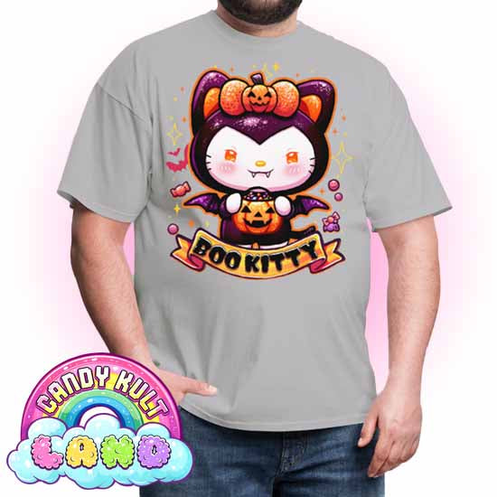 Boo Kitty - Candy Kult Land Men's / Unisex Classic T-Shirt - Candy Kult - Candy Cult - Candy Kult Land - Wishbone - Boo Kitty - Panku - Frosti - Toxic Kitten - Hex-Heart - Cult Candy - Cake High Heels - [product_vendor}