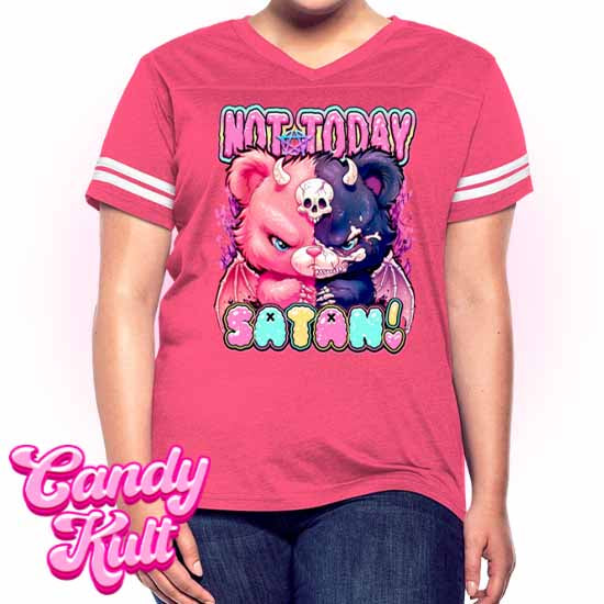 Not Today Satan - Fright Candy Women’s Vintage Sport T-Shirt - Candy Kult - Candy Cult - Candy Kult Land - Wishbone - Boo Kitty - Panku - Frosti - Toxic Kitten - Hex-Heart - Cult Candy - Cake High Heels - [product_vendor}