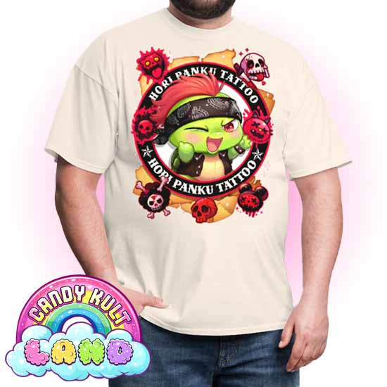 Hori Panku Tattoo - Candy Kult Land Men's / Unisex Classic T-Shirt - Candy Kult - Candy Cult - Candy Kult Land - Wishbone - Boo Kitty - Panku - Frosti - Toxic Kitten - Hex-Heart - Cult Candy - Cake High Heels - [product_vendor}
