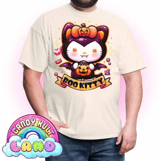 Boo Kitty - Candy Kult Land Men's / Unisex Classic T-Shirt - Candy Kult - Candy Cult - Candy Kult Land - Wishbone - Boo Kitty - Panku - Frosti - Toxic Kitten - Hex-Heart - Cult Candy - Cake High Heels - [product_vendor}