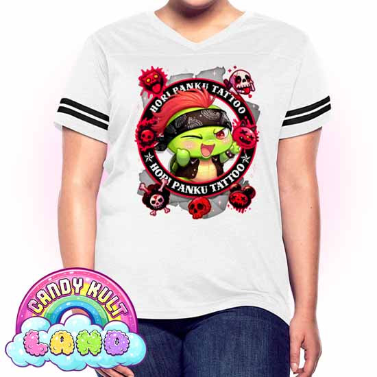 Hori Panku Tattoo Black - Candy Kult Land Women’s Vintage Sport T-Shirt - Candy Kult - Candy Cult - Candy Kult Land - Wishbone - Boo Kitty - Panku - Frosti - Toxic Kitten - Hex-Heart - Cult Candy - Cake High Heels - [product_vendor}