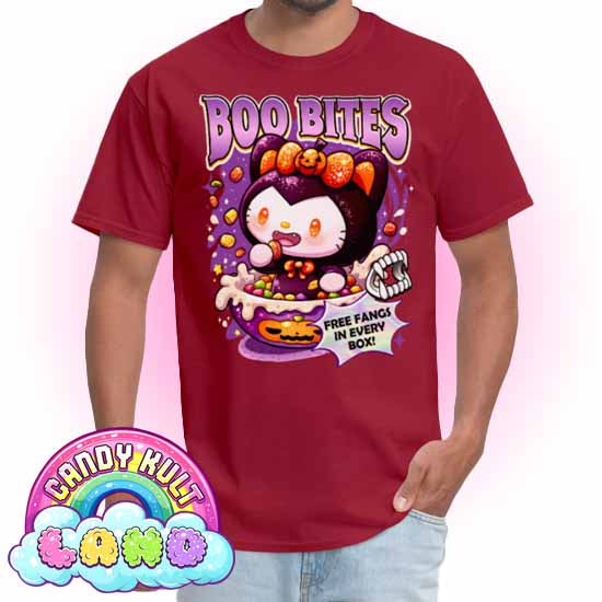 Boo Bites Cereal - Candy Kult Land COLOUR Men's / Unisex Classic T-Shirt - Candy Kult - Candy Cult - Candy Kult Land - Wishbone - Boo Kitty - Panku - Frosti - Toxic Kitten - Hex-Heart - Cult Candy - Cake High Heels - [product_vendor}