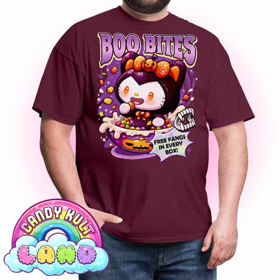 Boo Bites Cereal - Candy Kult Land COLOUR Men's / Unisex Classic T-Shirt - Candy Kult - Candy Cult - Candy Kult Land - Wishbone - Boo Kitty - Panku - Frosti - Toxic Kitten - Hex-Heart - Cult Candy - Cake High Heels - [product_vendor}