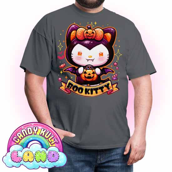 Boo Kitty - Candy Kult Land Men's / Unisex Classic T-Shirt - Candy Kult - Candy Cult - Candy Kult Land - Wishbone - Boo Kitty - Panku - Frosti - Toxic Kitten - Hex-Heart - Cult Candy - Cake High Heels - [product_vendor}