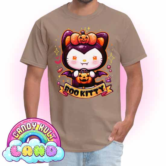 Boo Kitty - Candy Kult Land Men's / Unisex Classic T-Shirt - Candy Kult - Candy Cult - Candy Kult Land - Wishbone - Boo Kitty - Panku - Frosti - Toxic Kitten - Hex-Heart - Cult Candy - Cake High Heels - [product_vendor}