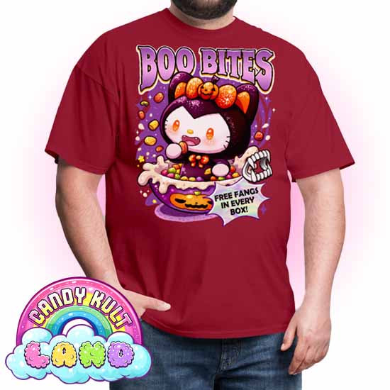 Boo Bites Cereal - Candy Kult Land COLOUR Men's / Unisex Classic T-Shirt - Candy Kult - Candy Cult - Candy Kult Land - Wishbone - Boo Kitty - Panku - Frosti - Toxic Kitten - Hex-Heart - Cult Candy - Cake High Heels - [product_vendor}
