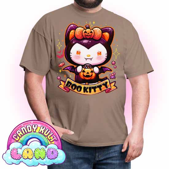 Boo Kitty - Candy Kult Land Men's / Unisex Classic T-Shirt - Candy Kult - Candy Cult - Candy Kult Land - Wishbone - Boo Kitty - Panku - Frosti - Toxic Kitten - Hex-Heart - Cult Candy - Cake High Heels - [product_vendor}