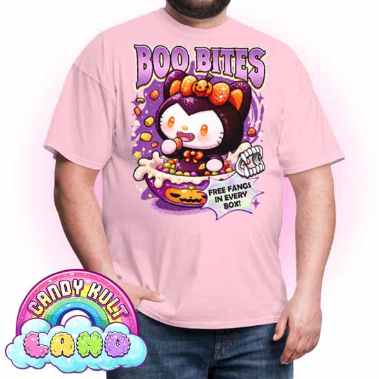 Boo Bites Cereal - Candy Kult Land COLOUR Men's / Unisex Classic T-Shirt - Candy Kult - Candy Cult - Candy Kult Land - Wishbone - Boo Kitty - Panku - Frosti - Toxic Kitten - Hex-Heart - Cult Candy - Cake High Heels - [product_vendor}