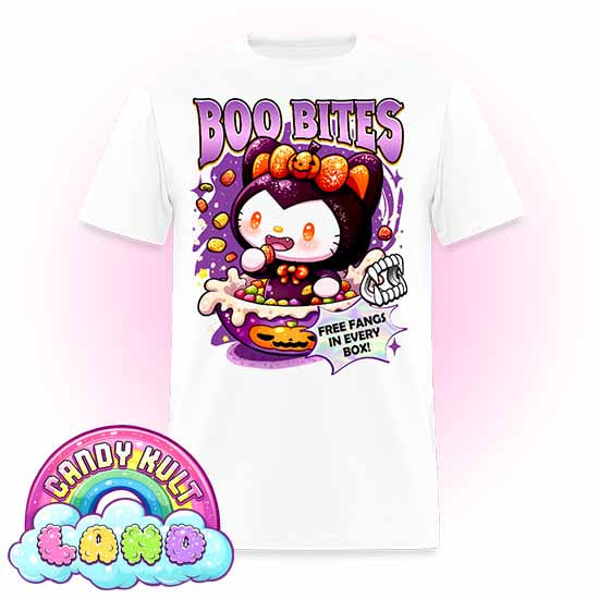 Boo Bites Cereal - Candy Kult Land Men's / Unisex Classic T-Shirt - Candy Kult - Candy Cult - Candy Kult Land - Wishbone - Boo Kitty - Panku - Frosti - Toxic Kitten - Hex-Heart - Cult Candy - Cake High Heels - [product_vendor}
