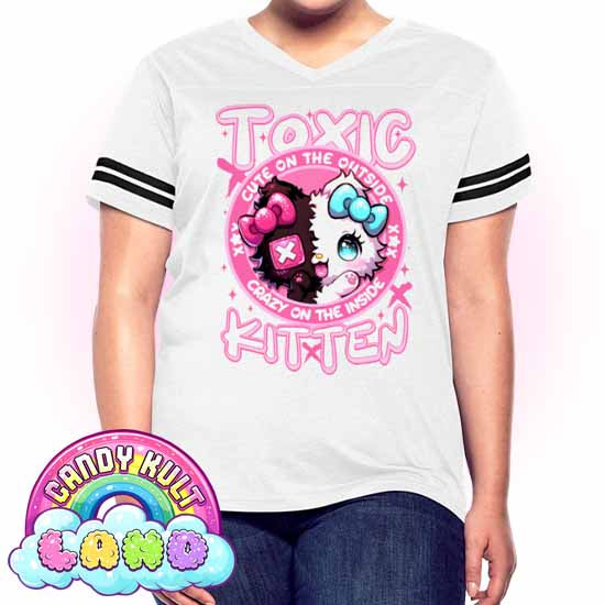 - Candy Kult Land Women’s Vintage Sport T-Shirt - Candy Kult - Candy Cult - Candy Kult Land - Wishbone - Boo Kitty - Panku - Frosti - Toxic Kitten - Hex-Heart - Cult Candy - Cake High Heels - [product_vendor}