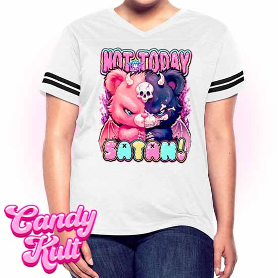 Not Today Satan - Fright Candy Women’s Vintage Sport T-Shirt - Candy Kult - Candy Cult - Candy Kult Land - Wishbone - Boo Kitty - Panku - Frosti - Toxic Kitten - Hex-Heart - Cult Candy - Cake High Heels - [product_vendor}