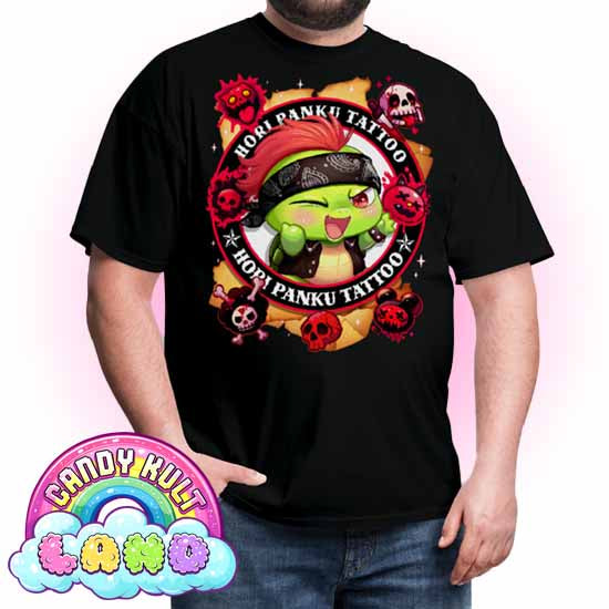Hori Panku Tattoo - Candy Kult Land Men's / Unisex Classic T-Shirt - Candy Kult - Candy Cult - Candy Kult Land - Wishbone - Boo Kitty - Panku - Frosti - Toxic Kitten - Hex-Heart - Cult Candy - Cake High Heels - [product_vendor}