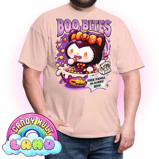 Boo Bites Cereal - Candy Kult Land COLOUR Men's / Unisex Classic T-Shirt - Candy Kult - Candy Cult - Candy Kult Land - Wishbone - Boo Kitty - Panku - Frosti - Toxic Kitten - Hex-Heart - Cult Candy - Cake High Heels - [product_vendor}